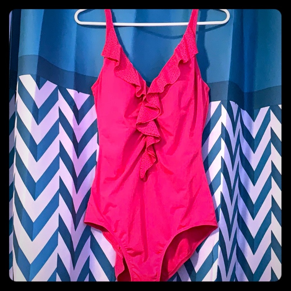 Pink swimsuit